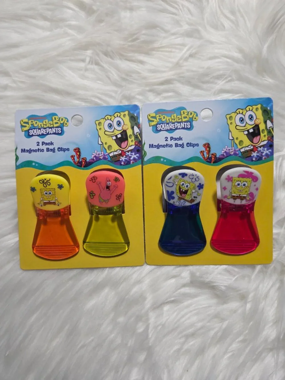 SpongeBob Squarepants Magnetic Bag Clip Set
